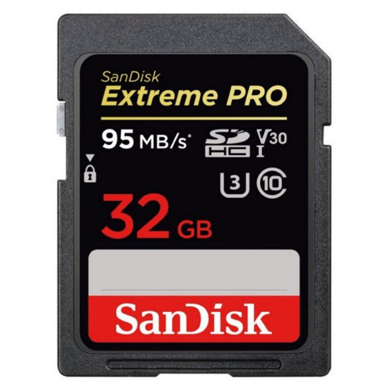 SANDISK SDHC Extreme Pro 32GB 95MB/s V30 UHS-I