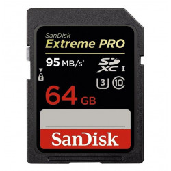 SANDISK SDHC Extreme Pro 64GB 95MB/s V30 UHS-I
