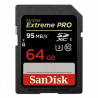 SANDISK SDHC Extreme Pro 64GB 95MB/s V30 UHS-I