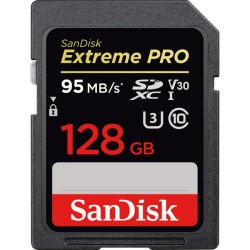 SANDISK SDHC Extreme Pro 128GB 95MB/s V30 UHS-I