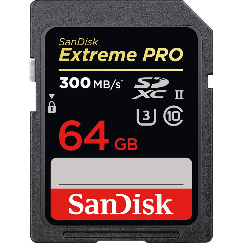 SANDISK SDHC Extreme Pro 64GB 300MB/s