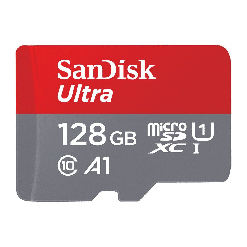 SANDISK microSDHC Ultra 128GB C10 100MB/s + Adap Imaging