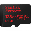 SANDISK microSDHC Extreme 128GB + Adap SD 100MB/s Action Cam
