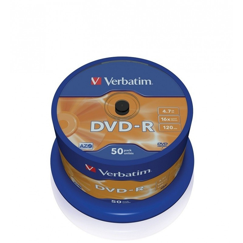 VERBATIN DVD-R PCK DE 50 UDS