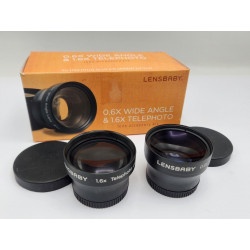 LENSBABY 0.6X WIDE ANGLE & 1.6X TELEPHOTO