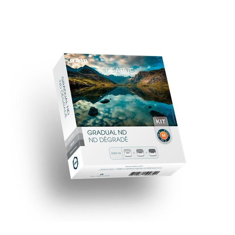 COKIN CREATIVE - 3 Graduated ND Filters Kit - Medium Size 84mm (P series)