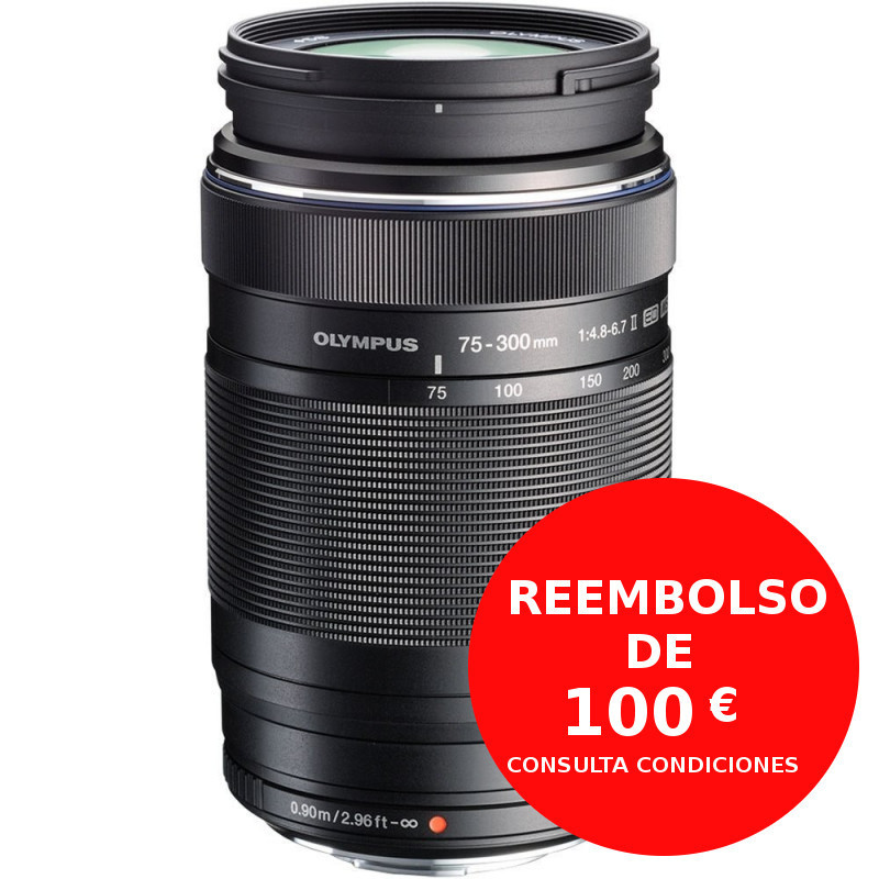 OLYMPUS M.ZUIKO DIGITAL ED 75-300mm II 4.8-6.7 Negro