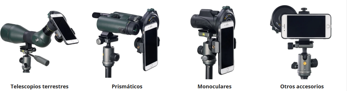 Veo PA-65 - Adaptador de móvil para telecospios/prismáticos